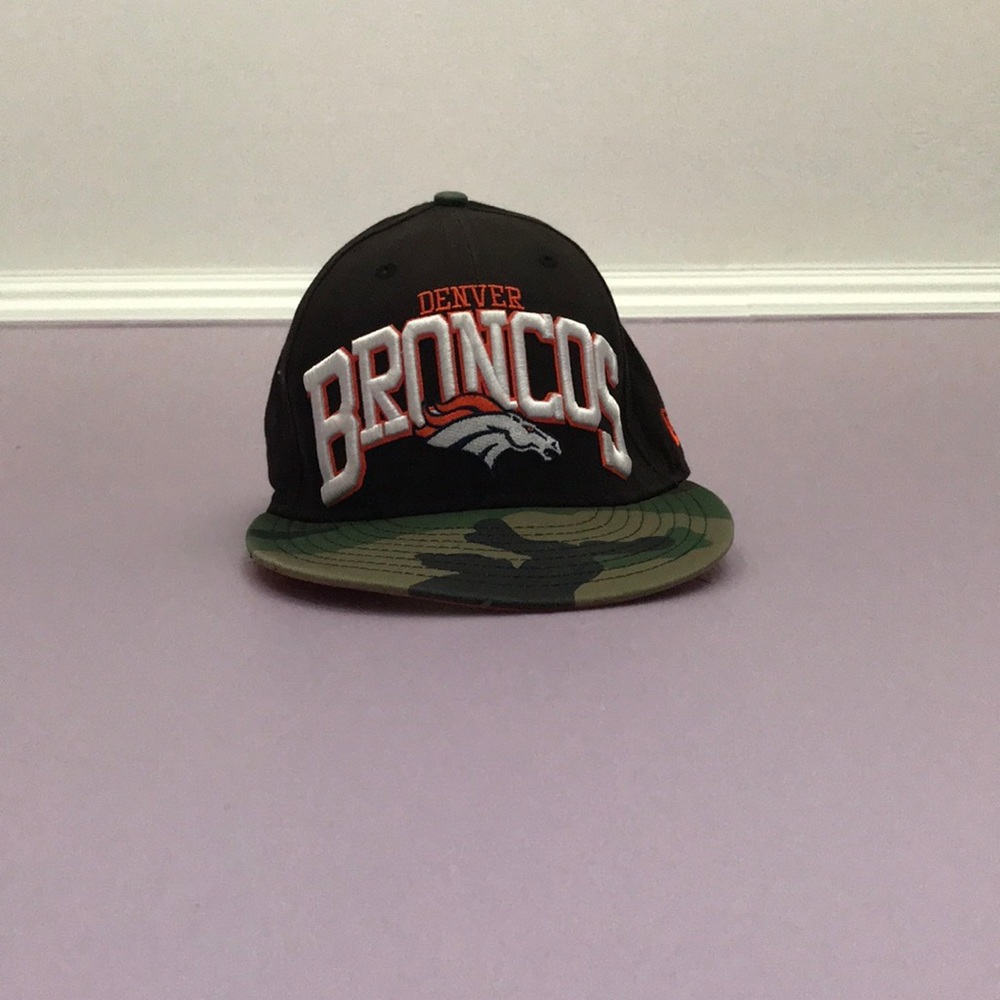 NFL Broncos Camo Football Cap, OS